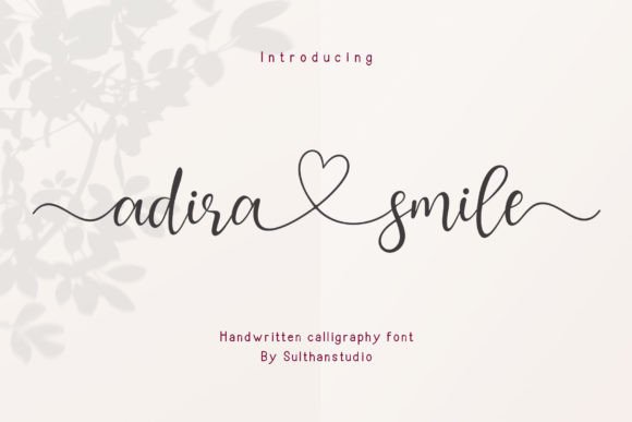 Adira Smile: A Handwritten Font That Gives Your Brand a Personal Touch