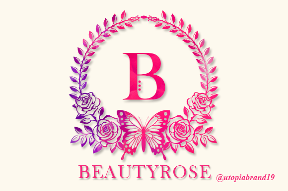Beauty Rose Monogram: A Decorative Font That Elevates Small Business Branding