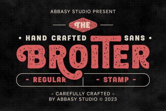 Broiter: A Modern Sans Serif Font for Clean Branding Work