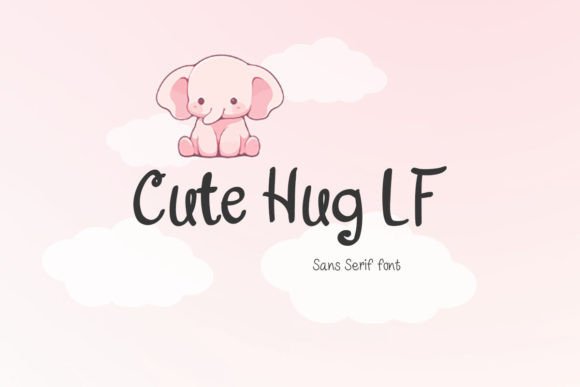 Cute Hug Lf: A Playful Sans Serif Font for Handmade Products