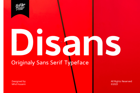 Disans Font Brings Natural Movement to Branding Projects