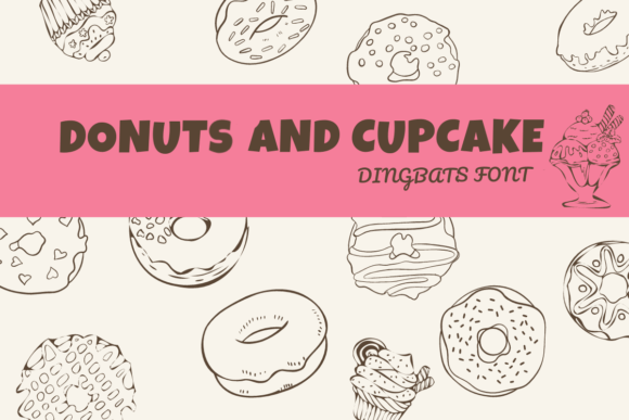Donuts and Cupcake: A Playful Font for Editorial Design