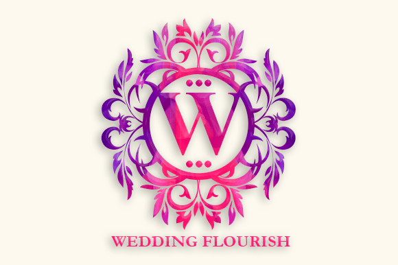 Elevate Your Brand with Wedding Flourish Monogram: A Decorative Font Built for Small Business Owners