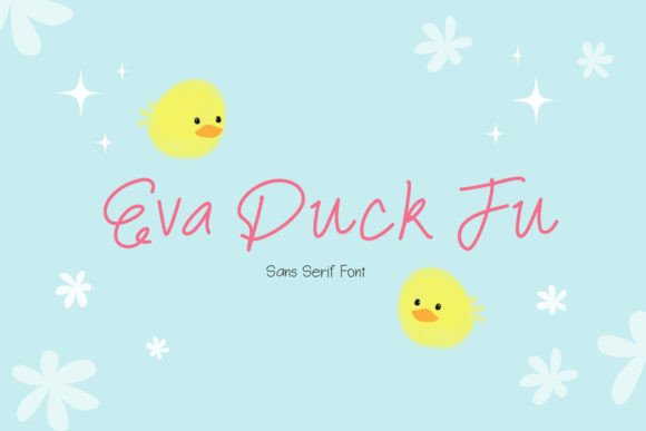 Eva Duck Fu: A Playful Sans Serif Font for Modern Web Design