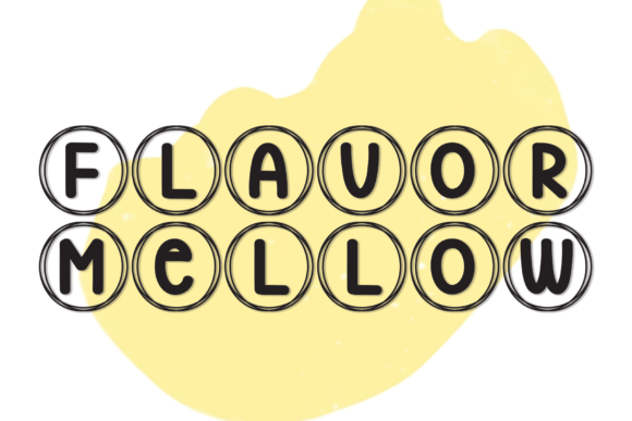 Flavor Mellow: A Decorative Font with Handmade Charm for Every Creative Project