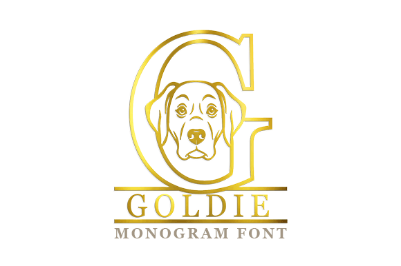 Golden Retrieve Monogram: A Decorative Font for Digital Marketers