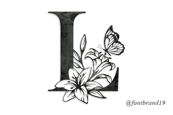 Lilyna Garden Monogram: A Lovely Font That Gives Small Brands a Personal Touch