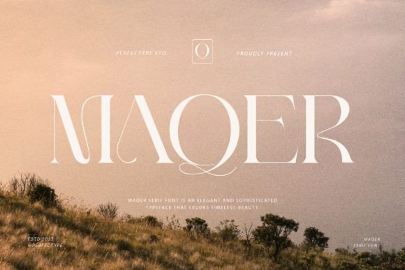 Maqer: A Serif Font That Elevates Digital Branding