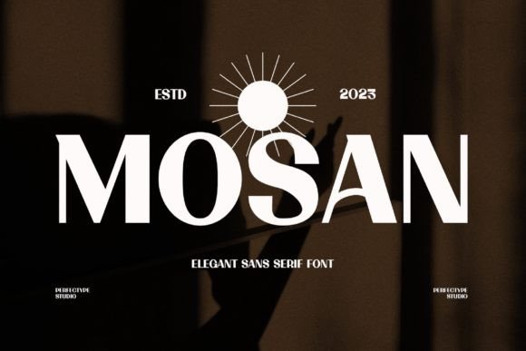 Mosan: A Refined Sans Serif Typeface for Editorial Storytelling