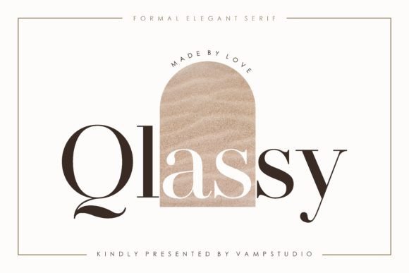 Qlassy Serif Font: Elegant Typeface for Crafters and Makers