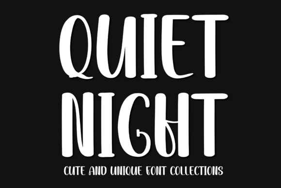 Quiet Night Font: Handwritten Charm for Every Crafter