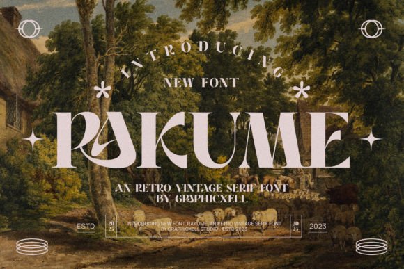 Rakume Review: A Serif Font Built for Campaign Design and Brand Identity