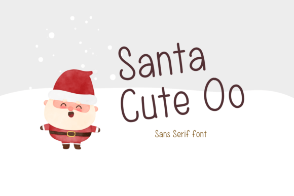 Santa Cute Oo: A Playful Sans Serif for Editorial Design