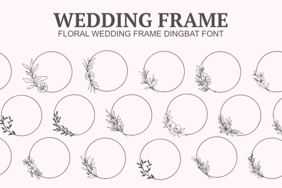 Testing Wedding Frame Font for a Boutique Brand Identity