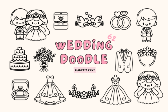 Wedding Doodle Review: A Charming Typeface for Campaign Designers