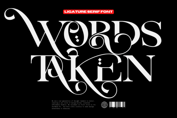 Words Taken: A Refined Serif Font for Modern Web Design